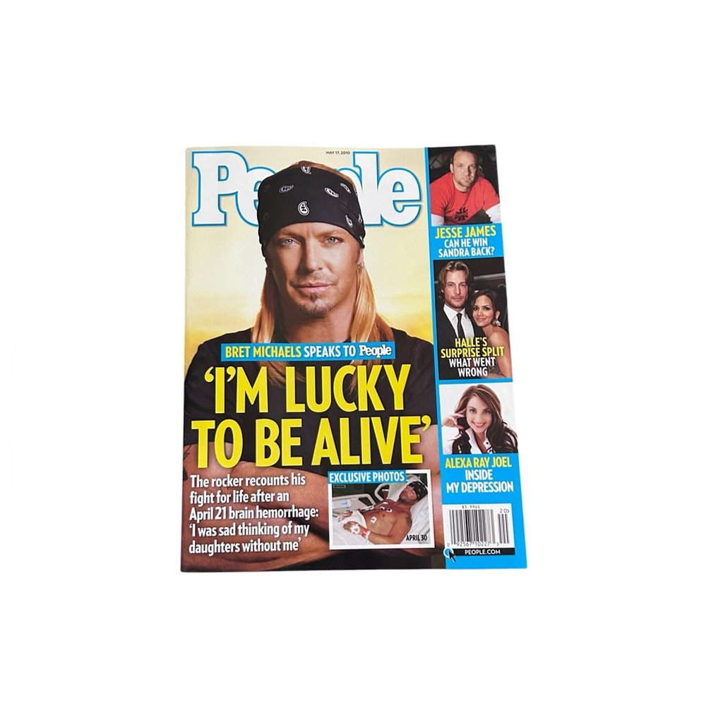 People Magazine Bret Michaels Cover / Story May 17, 2010 Pop Culture Ephemera